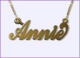 Name Necklace in English