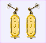 Cartouche Earring