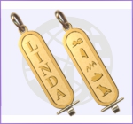 Gold Double Sided Cartouche