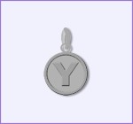 Silver Initial Pendant