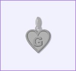 Silver Initial Pendant