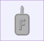 Silver Initial Pendant