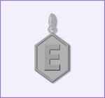 Silver Initial Pendant