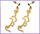 Gold Plated Name Earring